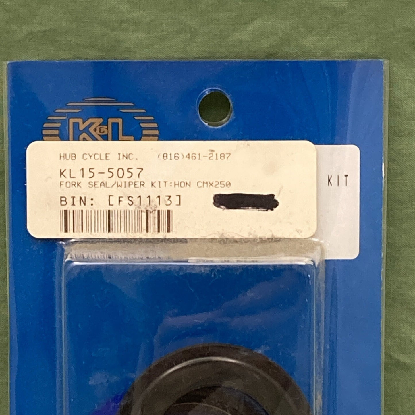 NEW K&L SUPPLY 15-5057 HONDA CMX250 FORK SEAL WIPER KIT