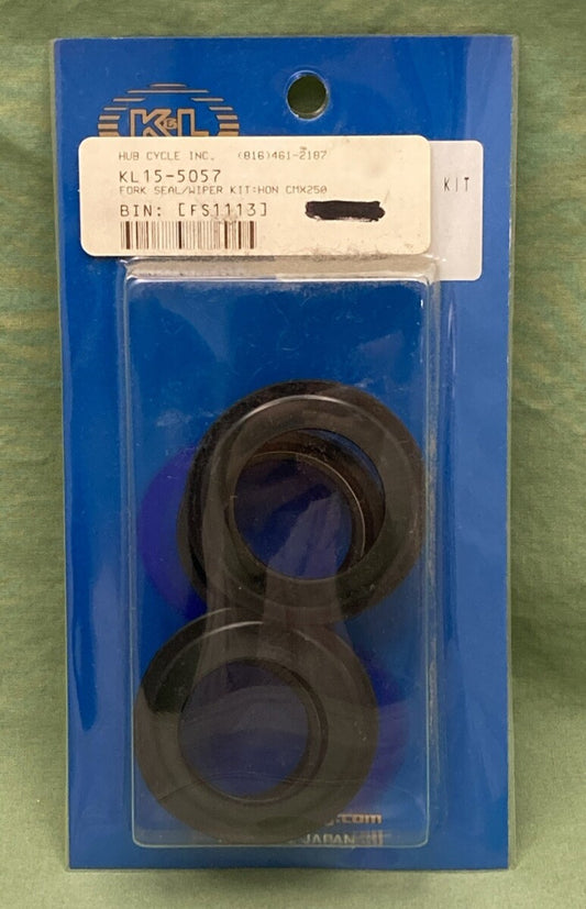NEW K&L SUPPLY 15-5057 HONDA CMX250 FORK SEAL WIPER KIT