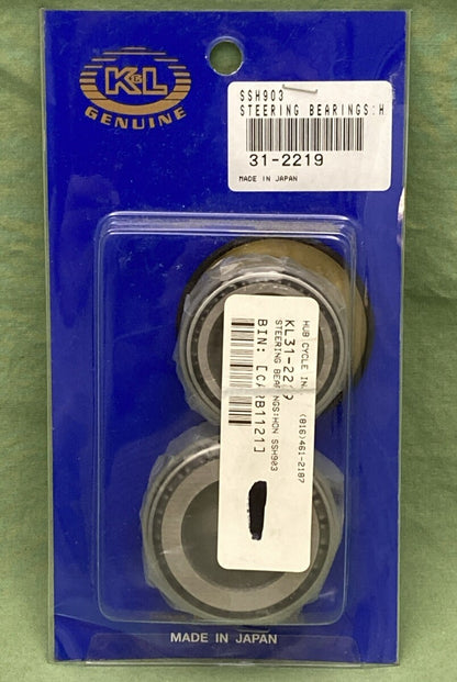 NEW K&L SUPPLY 31-2219 HONDA Steering Stem Bearing Set