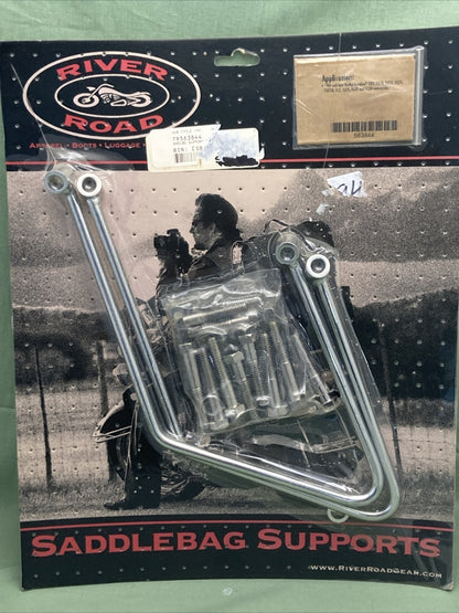 NEW GENUINE RIVER ROAD 563844 SADDLEBAG SUPPORT FOR HARLEY DAVIDSON 84-PRESENT