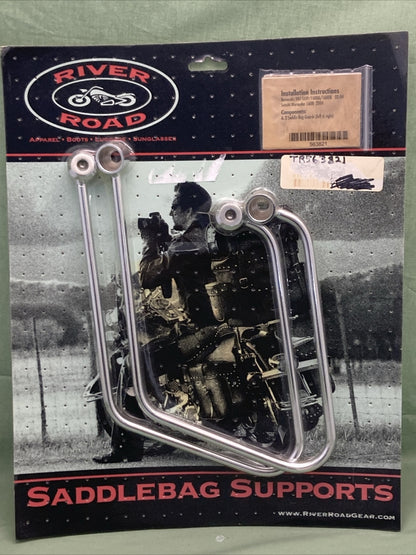 NEW GENUINE RIVER ROAD 563821 SADDLEBAG SUPPORT FOR KAWASAKI, SUZUKI