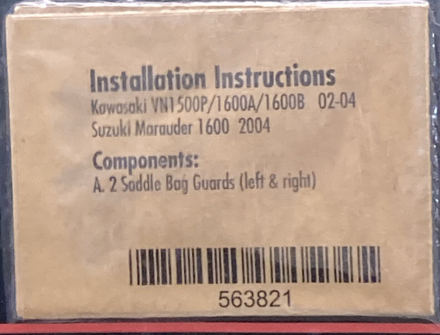 NEW GENUINE RIVER ROAD 563821 SADDLEBAG SUPPORT FOR KAWASAKI, SUZUKI