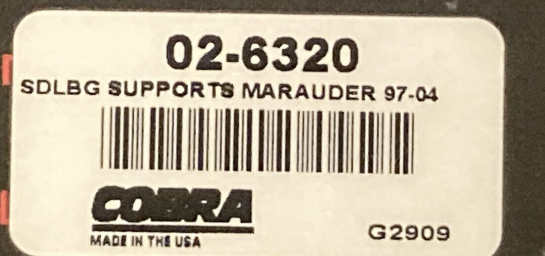NEW GENUINE COBRA 02-6320 SADDLEBAG SUPPORTS FOR MARAUDER 97-04