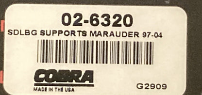 NEW GENUINE COBRA 02-6320 SADDLEBAG SUPPORTS FOR MARAUDER 97-04
