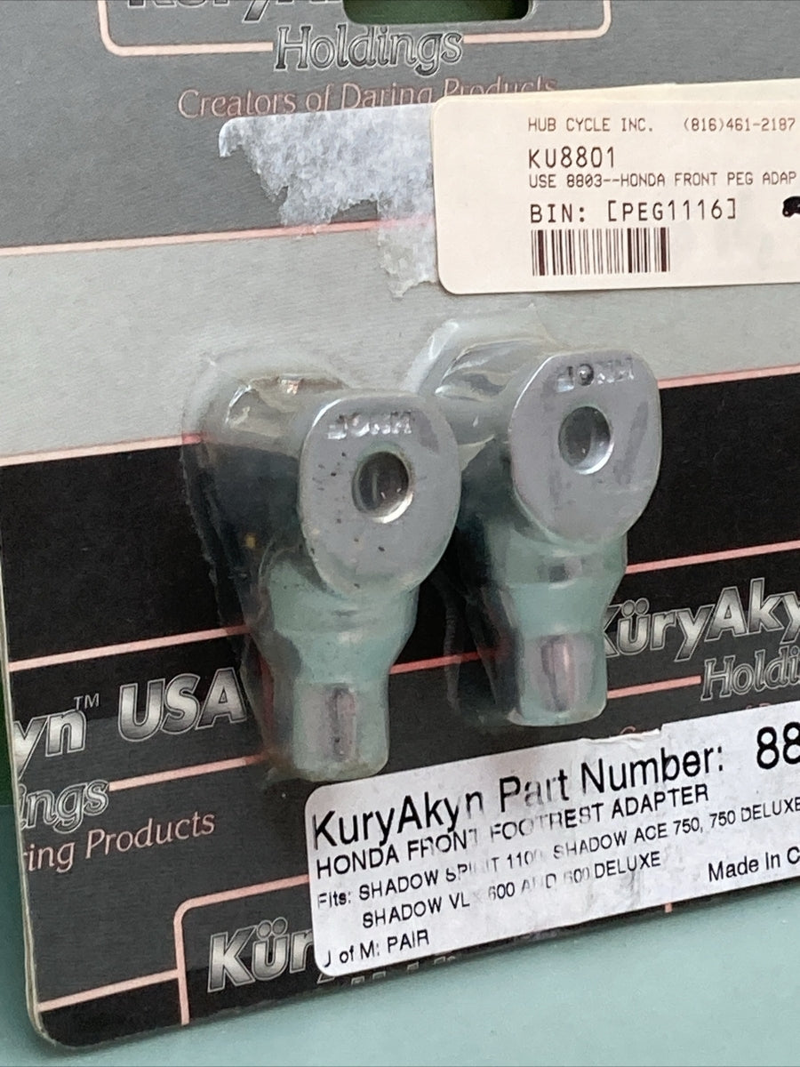 NEW KURYAKYN 8801 FRONT FOOTREST ADAPTER FOR HONDA