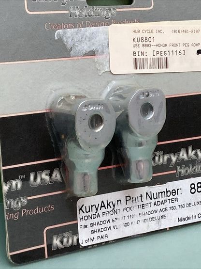 NEW KURYAKYN 8801 FRONT FOOTREST ADAPTER FOR HONDA