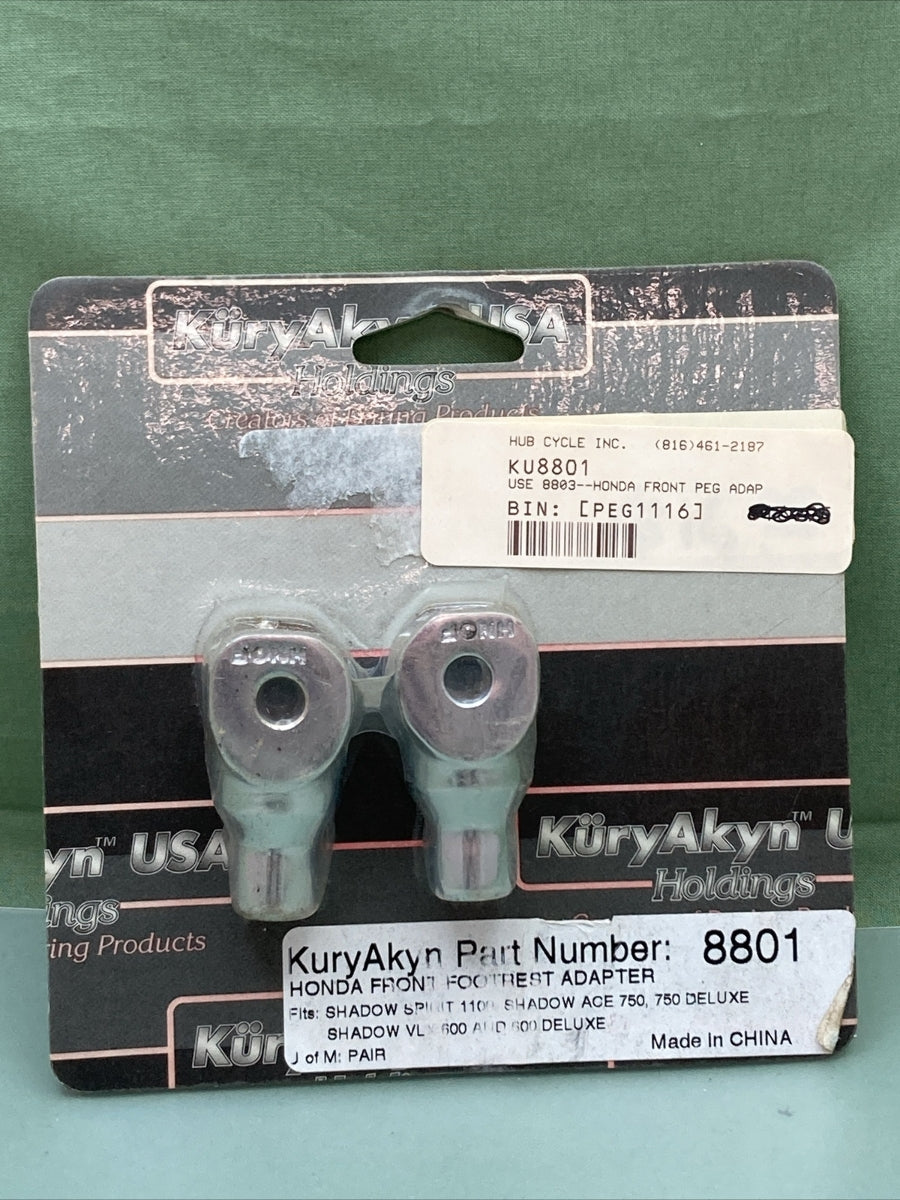 NEW KURYAKYN 8801 FRONT FOOTREST ADAPTER FOR HONDA
