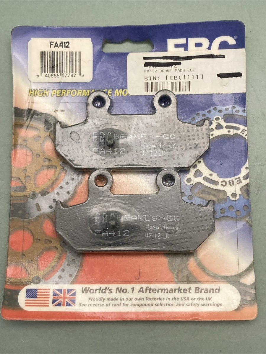 NEW GENUINE EBC FA412 BRAKE PADS
