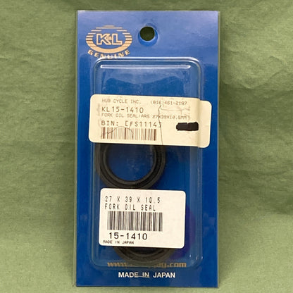 NEW K&L SUPPLY 15-1410 FORK OIL SEAL 27X39X10.5