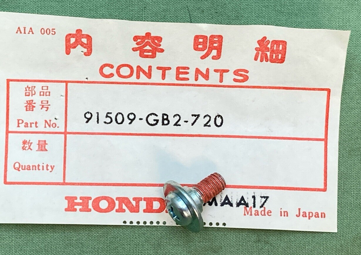 NEW GENUINE HONDA 91509-GB2-720 SCREW, PAN (5X11.5)