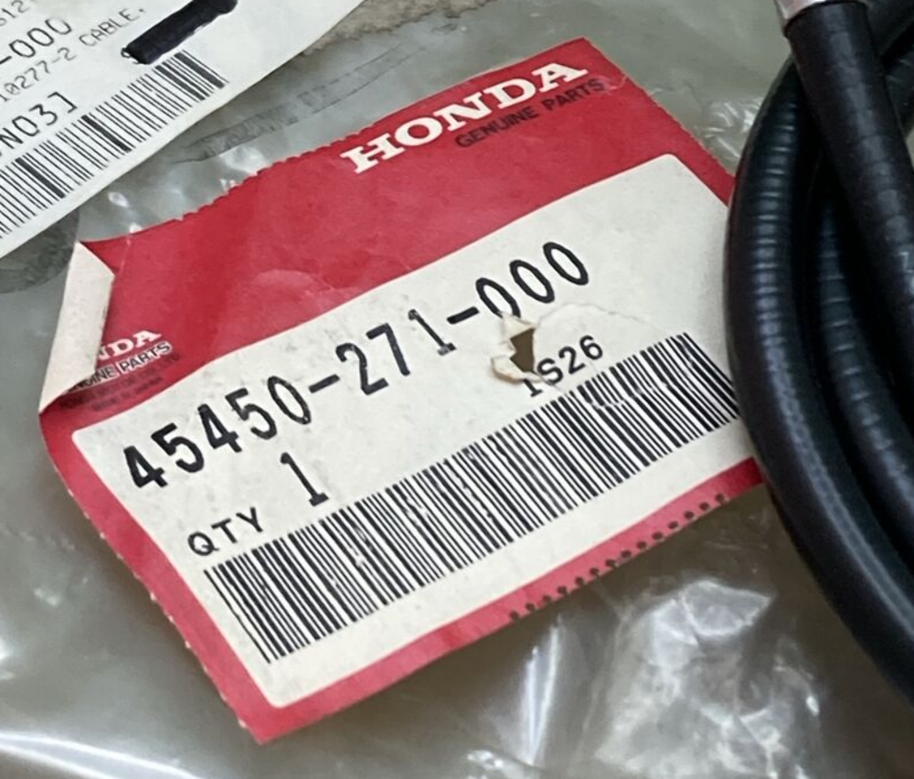 NEW GENUINE HONDA 45450-271-000 FRONT BRAKE CABLE