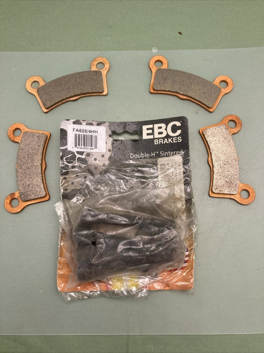 NEW GENUINE EBC FA605/4HH DOUBLE H SINTERED BRAKE PADS