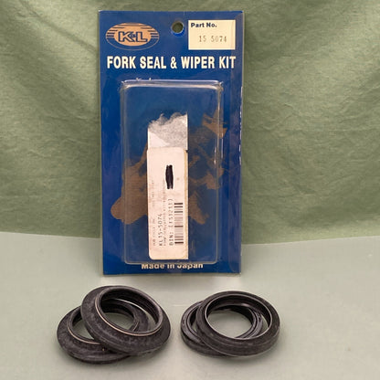 NEW K&L SUPPLY 15-5074 FORK SEAL WIPER KIT KAWASAKI/NOK