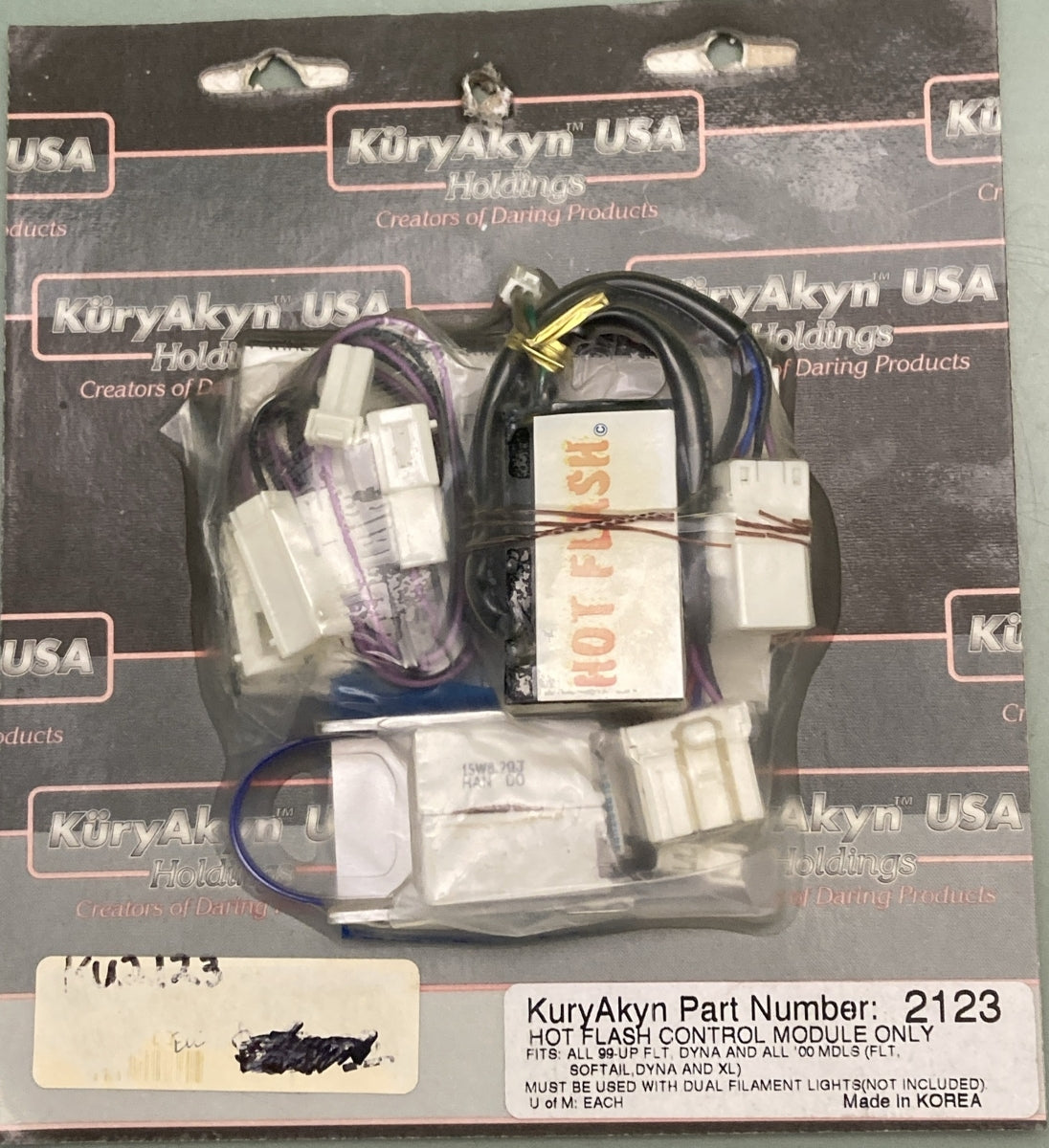 NEW GENUINE KURYAKYN 2123 HOT FLASH CONTROL MODULE FITS 99 AND UP FLT,DYNA,XL