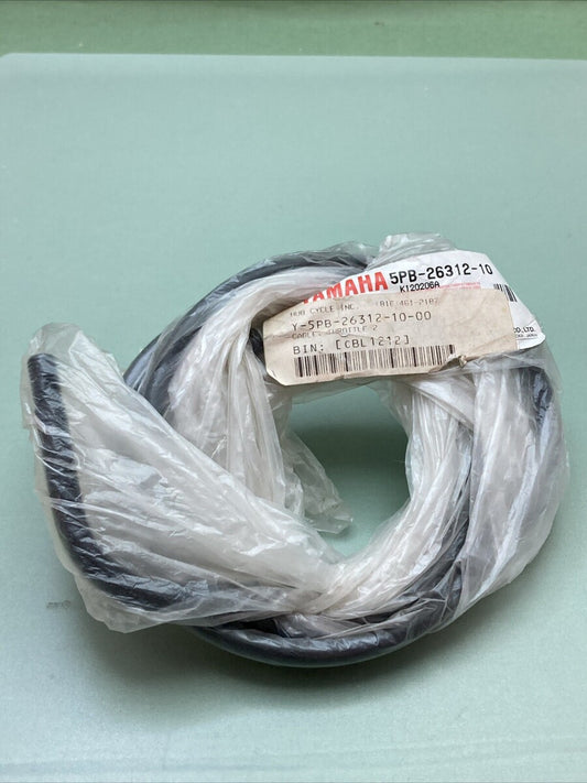 NEW GENUINE YAMAHA 5PB-26312-10 THROTTLE CABLE
