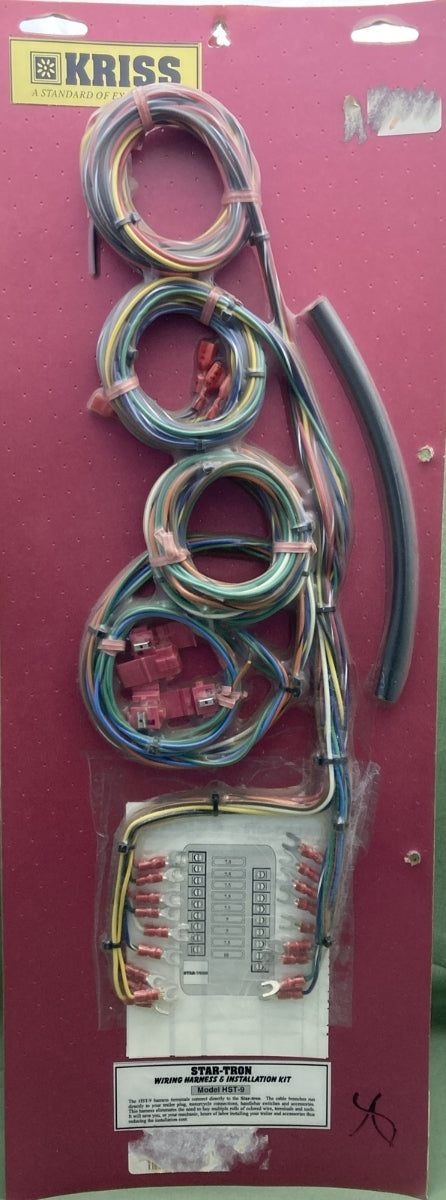 NEW GENUINE KRISS HST-9 STAR-TRON WIRING HARNESS AND INSTALLATION KIT