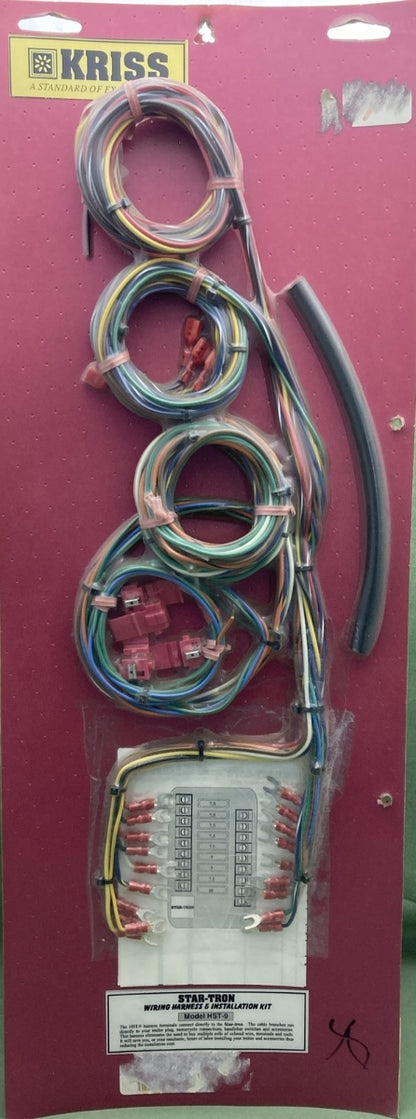 NEW GENUINE KRISS HST-9 STAR-TRON WIRING HARNESS AND INSTALLATION KIT