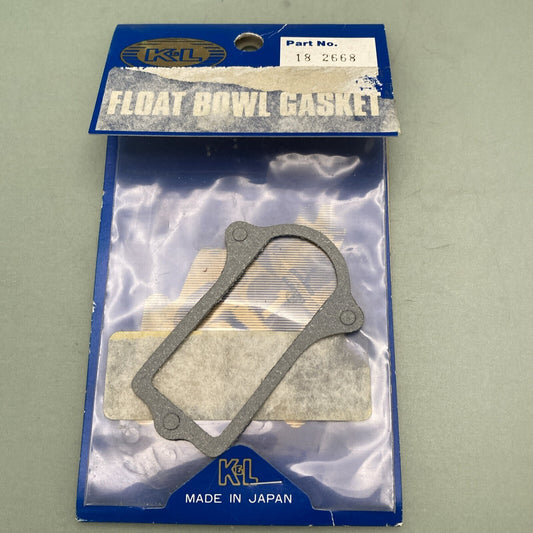 QTY 4 NEW K&L SUPPLY 18-2668 CARBURETOR FLOAT BOWL GASKET KAWASAKI