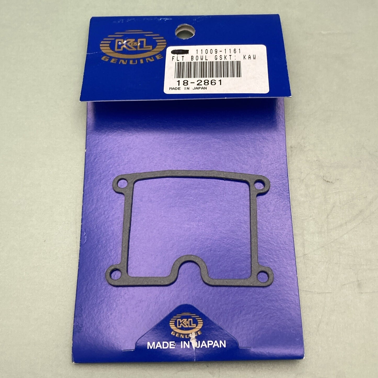 NEW K&L SUPPLY 18-2861 KAWASAKI FLOAT BOWL GASKET  11009-1161