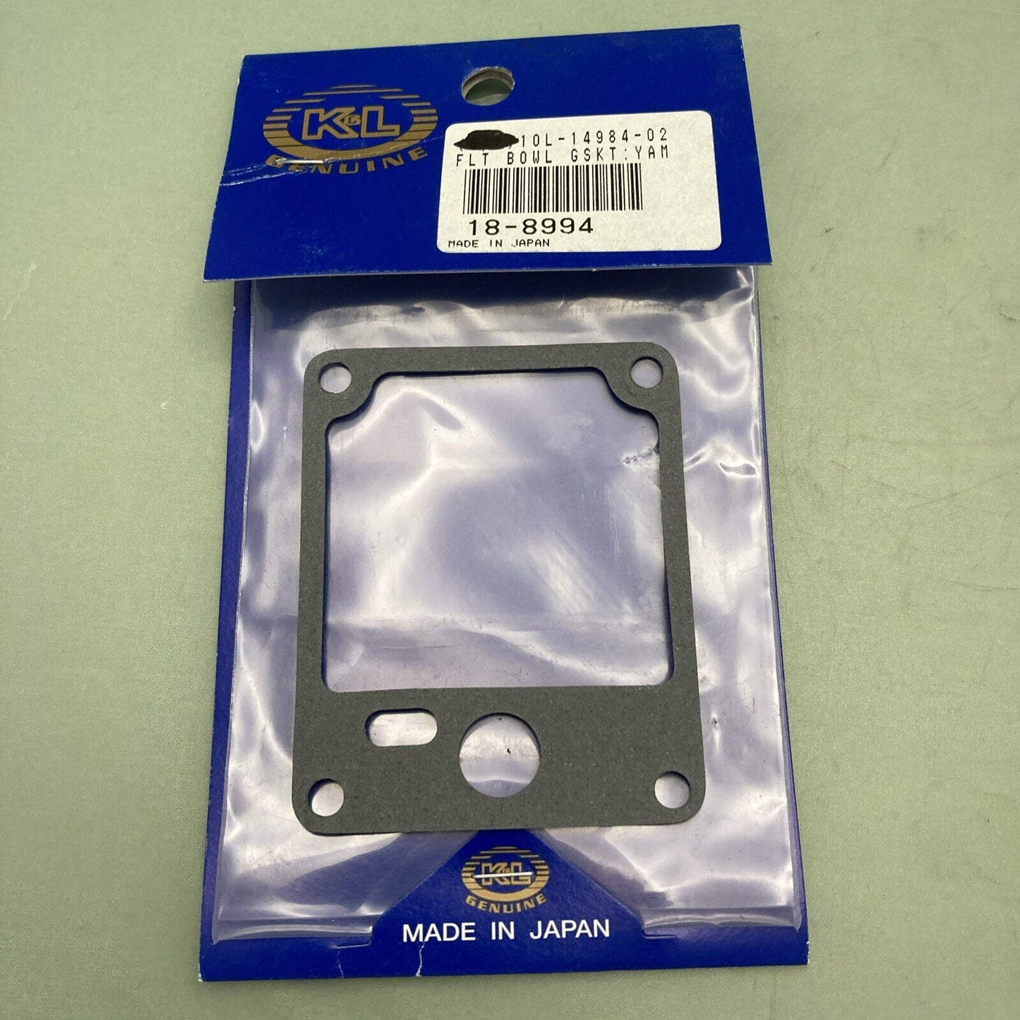 NEW K&L SUPPLY 18-8994 YAMAHA FLOAT BOWL GASKET 10L-14984-02