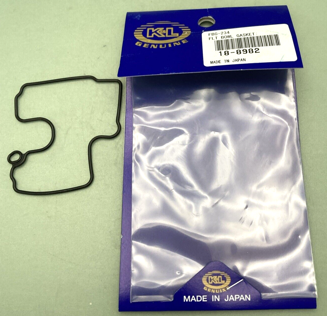 NEW K&L SUPPLY 18-8982 KAWASAKI FLOAT BOWL GASKET ZX6-R