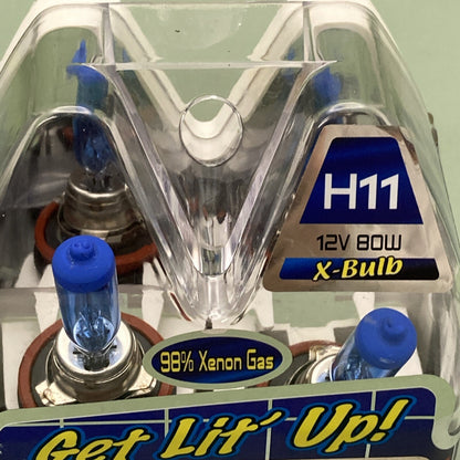 NEW BRITE LITES H11 BLUE XENON BULBS 12V 80W X BULB H.I.D. LOOK