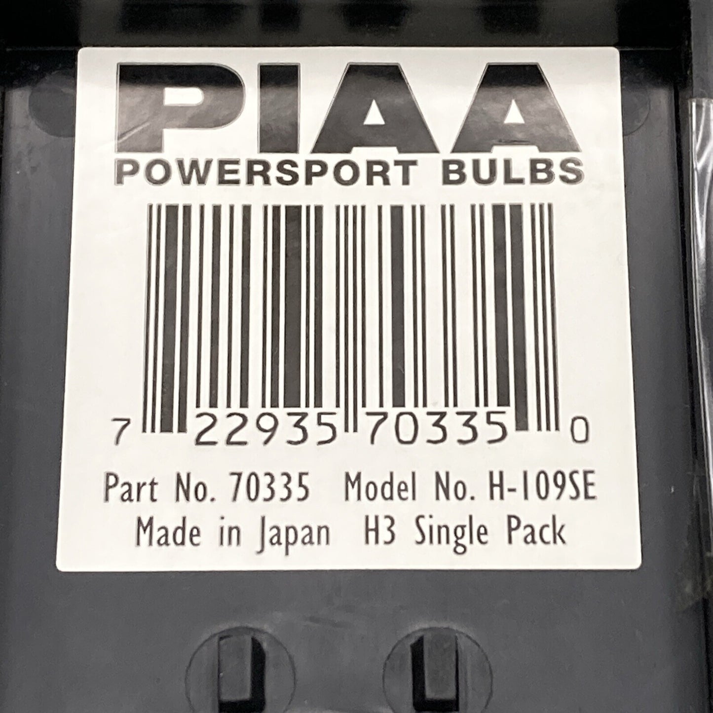NEW PIAA POWERSPORTS BULBS H3 70335 SUPER PLASMA 55W-85W H109SE