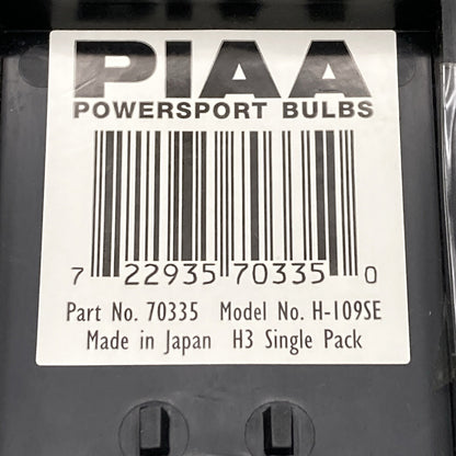 NEW PIAA POWERSPORTS BULBS H3 70335 SUPER PLASMA 55W-85W H109SE