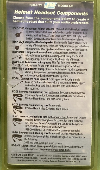 NEW GENUINE J&M HC-ZC LOWER SECTION 8 PIN HOOK-UP CORD