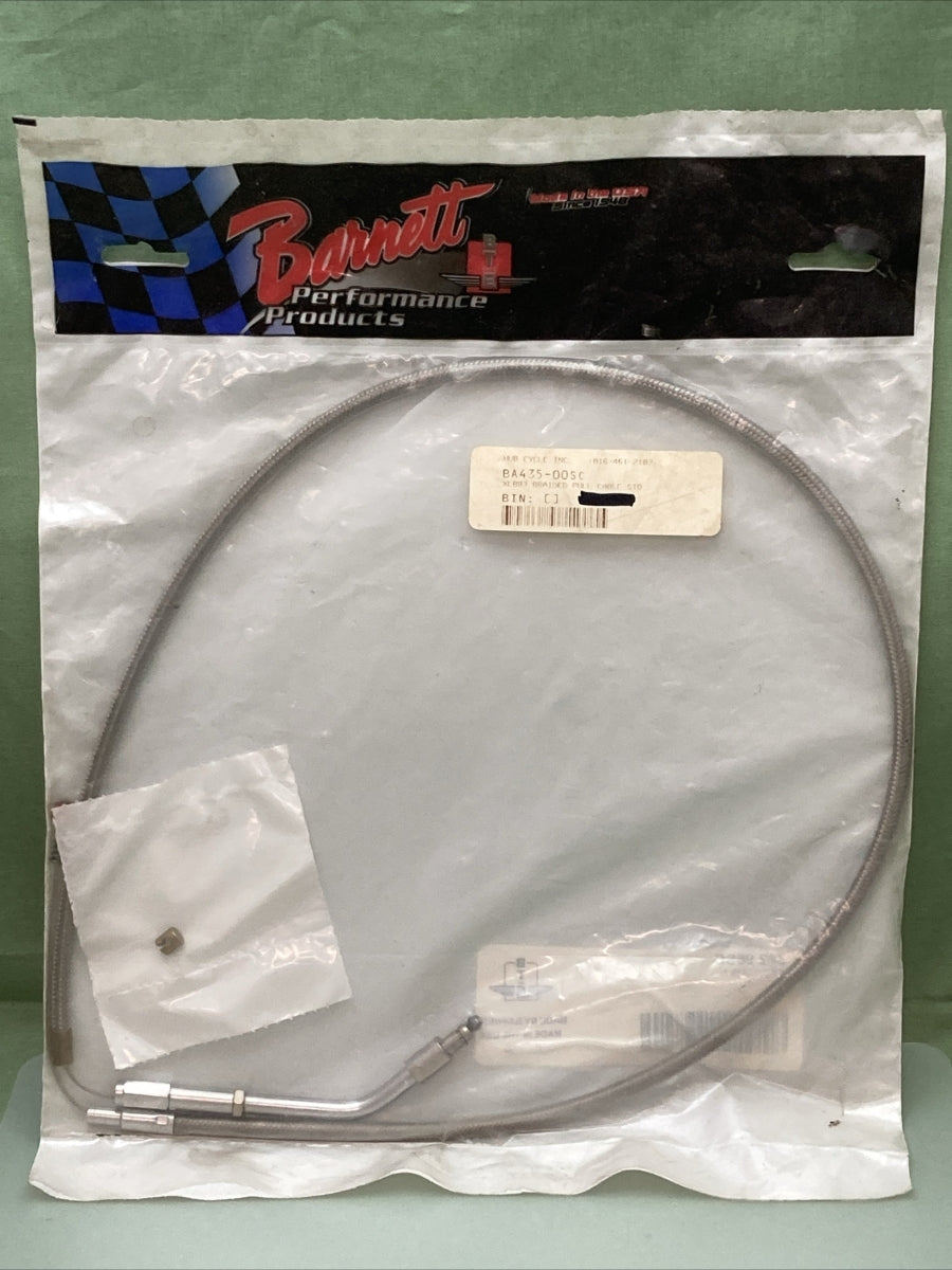NEW BARNETT PERFORMANCE PRODUCTS BA435-00SC XL883 BRAIDED IDLE CABLE