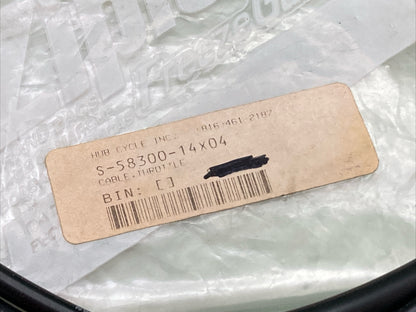 NEW SUZUKI 58300-14X04 THROTTLE CABLE