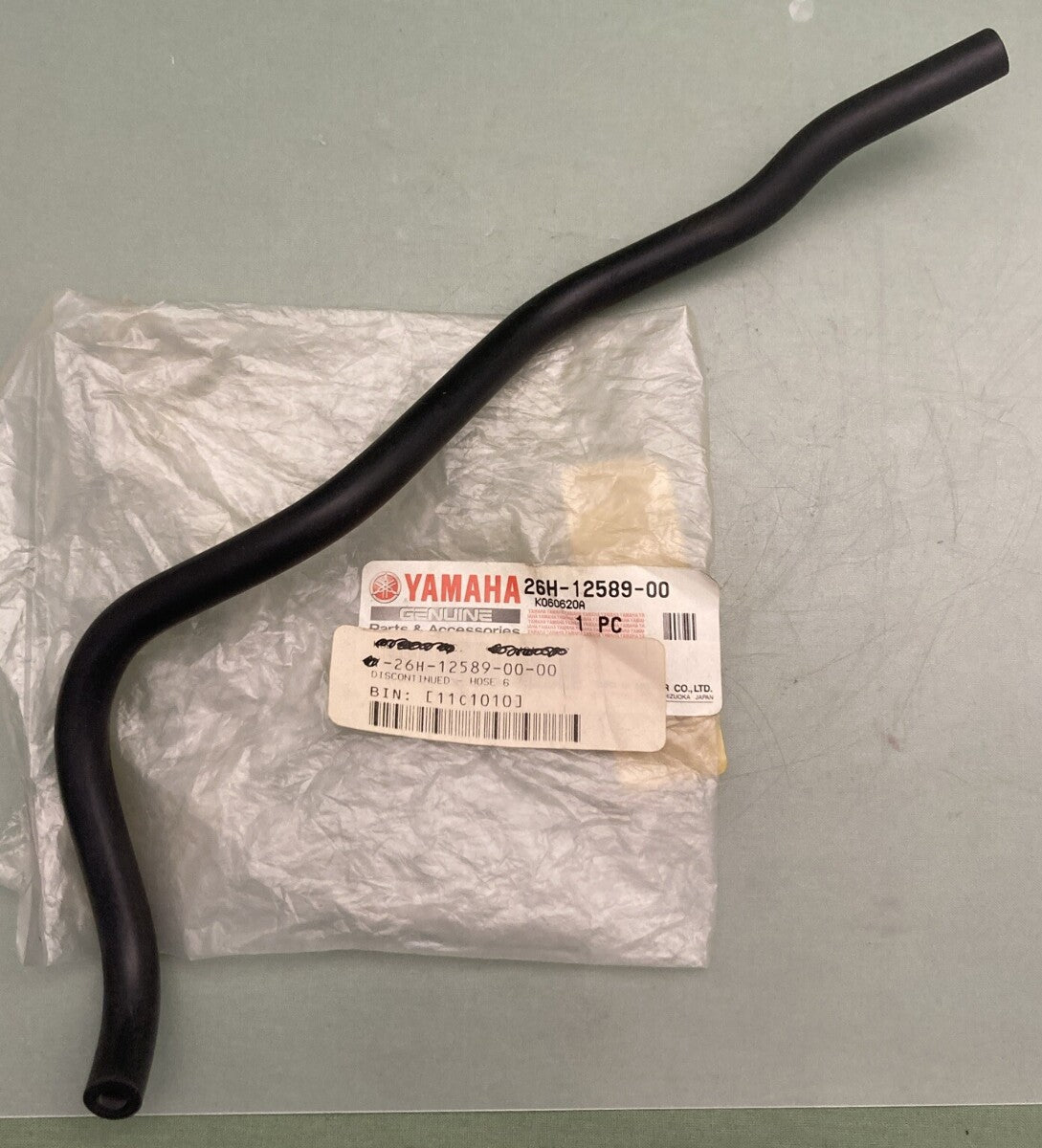 NEW GENUINE YAMAHA 26H-12589-00 HOSE 6 SUPERCEDES 26H-12589-00-00