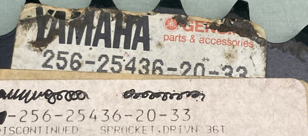 NEW GENUINE YAMAHA 256-25436-20-33 DRIVE SPROKET 36 TOOTH
