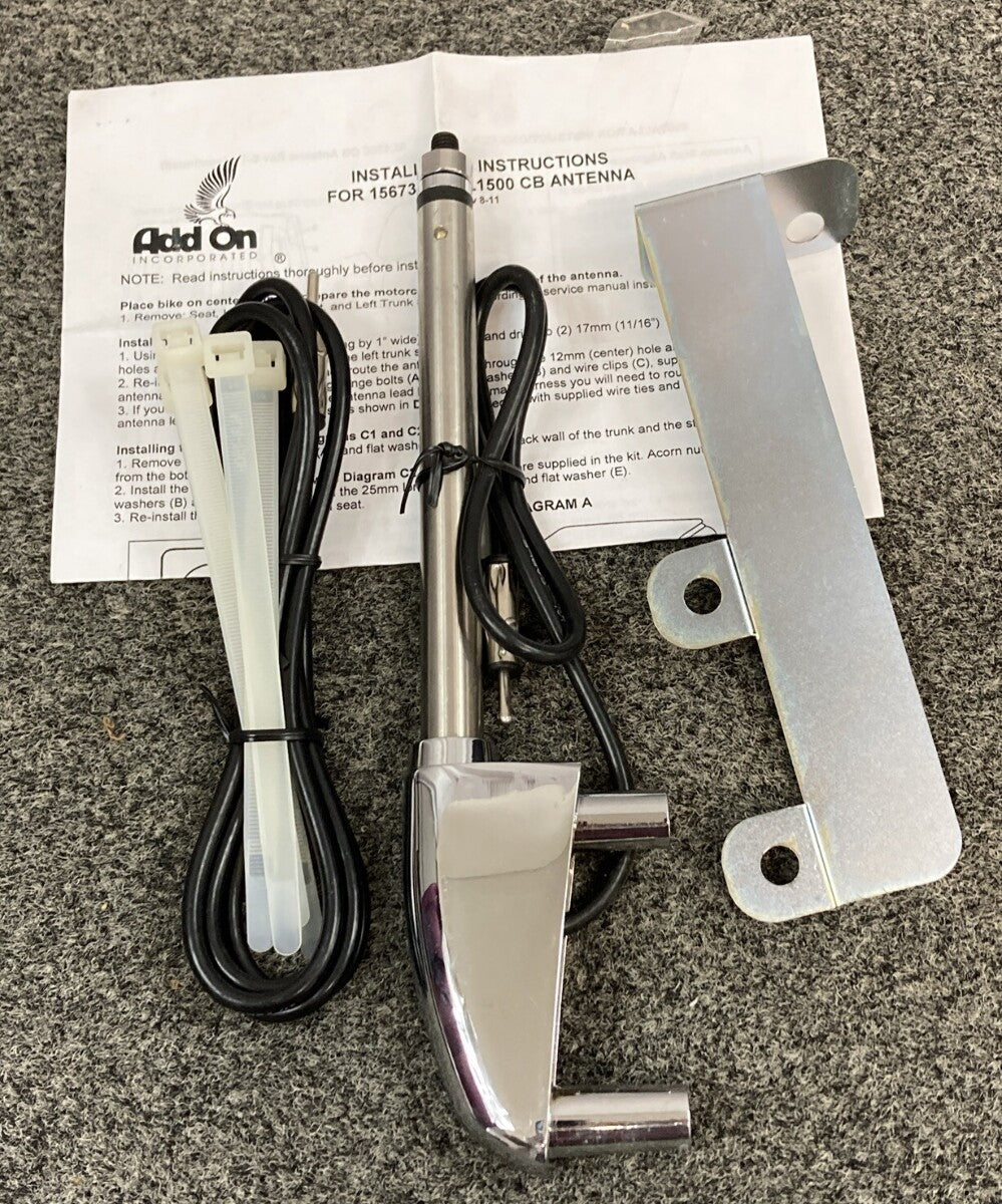 NEW ADD ON ACCESSORIES 15673-629 CB RADIO ANTENNA KIT INCOMPLETE