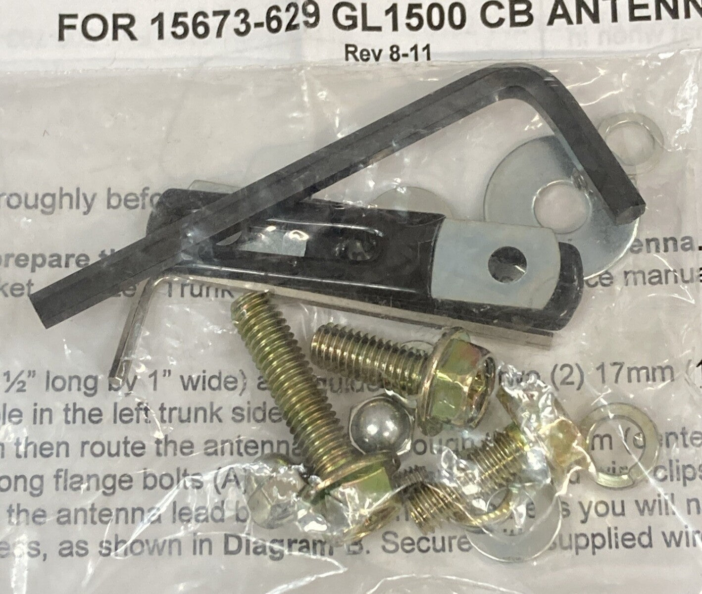 NEW ADD ON ACCESSORIES 15673-629 CB RADIO ANTENNA KIT INCOMPLETE