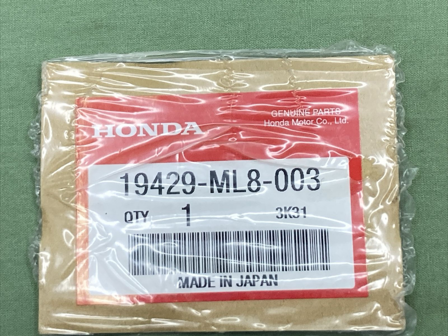 NEW GENUINE HONDA 19429-ML8-003 THERMOSTAT WATER JOINT GASKET GOLDWING 86-87