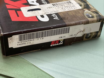 NEW EK CHAIN 530SRX2X-112 LINK CHAIN
