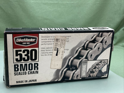 NEW BIKE MASTER 197279 530 BMOR SEALED CHAIN NATURAL 100 LINKS