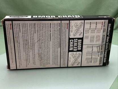 NEW BIKE MASTER 197280 530 BMOR SEALED CHAIN NATURAL 102 LINKS