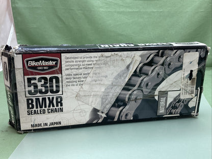 NEW BIKE MASTER 197377 530 BMXR SEALED CHAIN NATURAL 120 LINKS