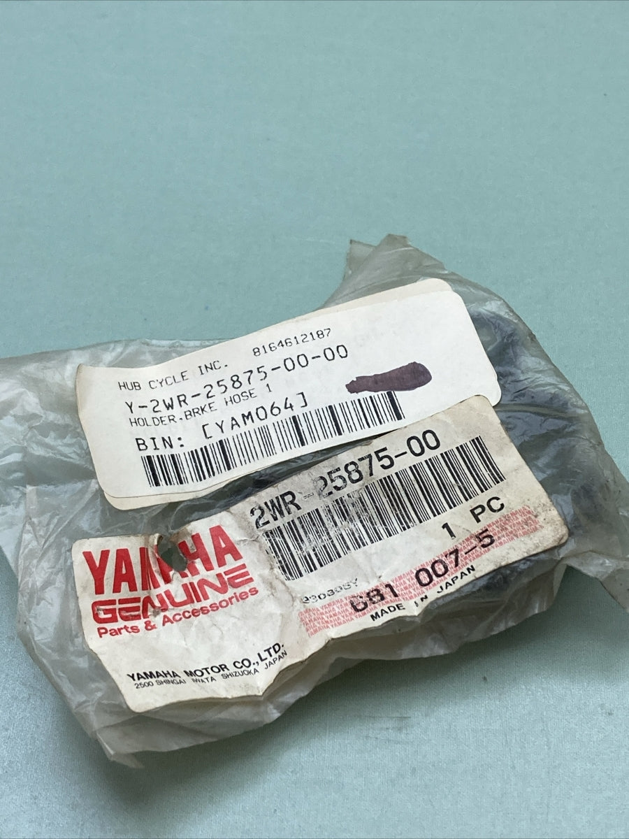 NEW GENUINE YAMAHA 2WR-25875-00 HOLDER, BRAKE HOSE