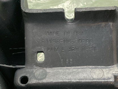 NEW GENUINE HONDA 81156-MN5-000ZA Body Left Arm Rest BLACK