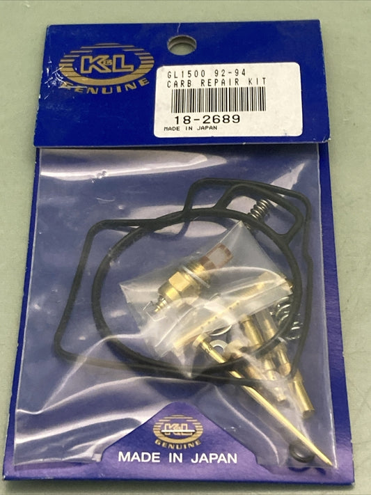 NEW GENUINE K&L 18-2689 CARB REPAIR KIT FOR HONDA GL1500 '92-'94