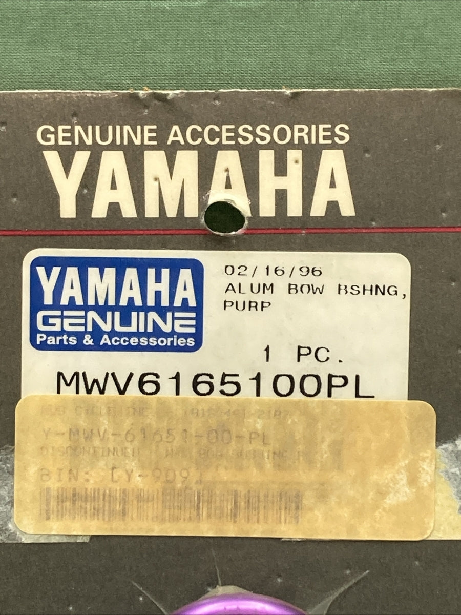 NEW GENUINE YAMAHA MWV-61651-00 ALUMINUM BOW BUSHING, PURPLE