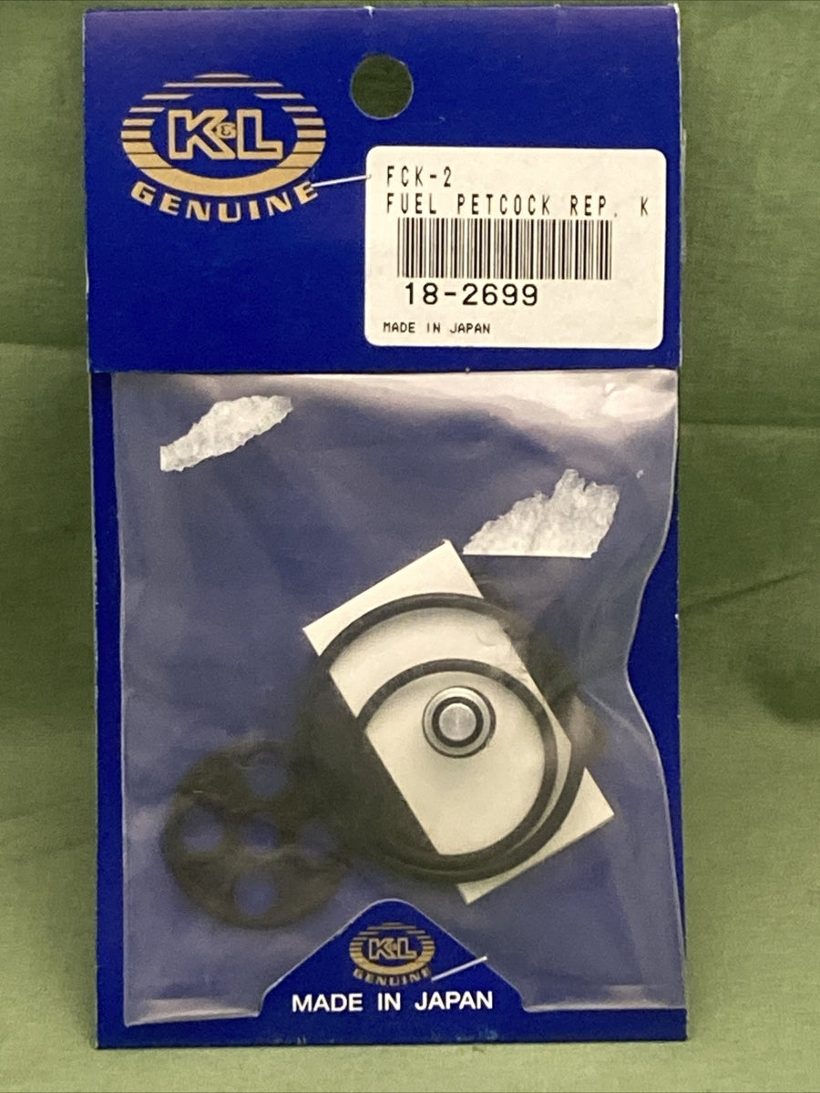 NEW GENUINE K&L 18-2699 FUEL PETCOCK REPAIR KIT FOR YAMAHA MODELS