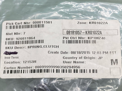 NEW GENUINE KAWASAKI 92081-1864 CLUTCH SPRING