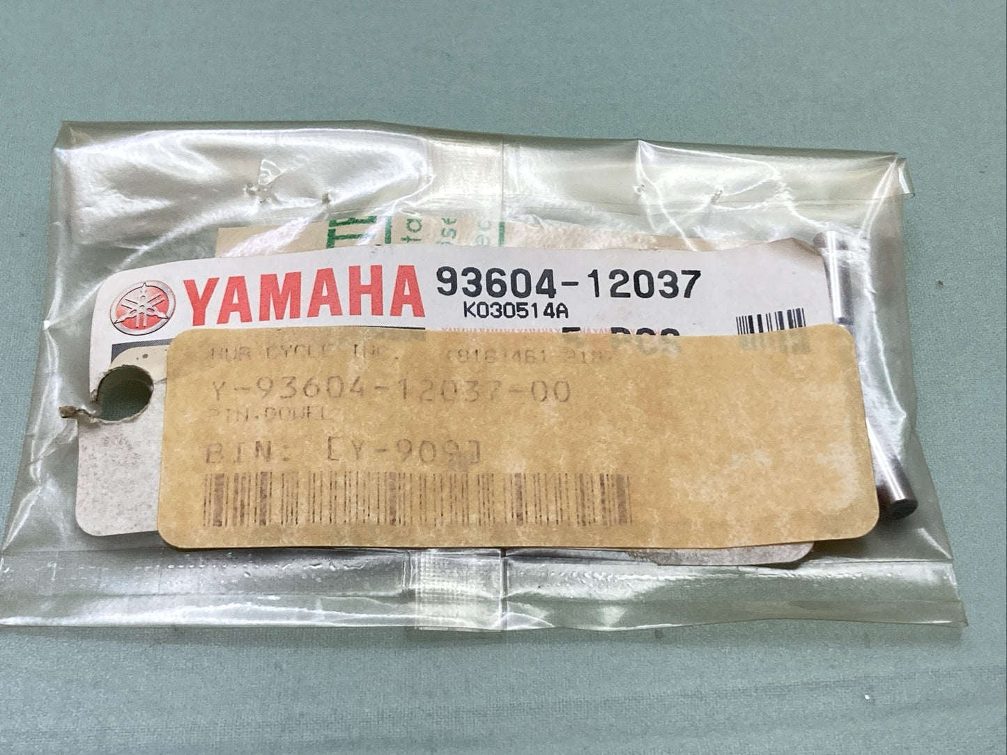 QTY 5 NEW GENUINE YAMAHA 93604-12037 PIN, DOWEL