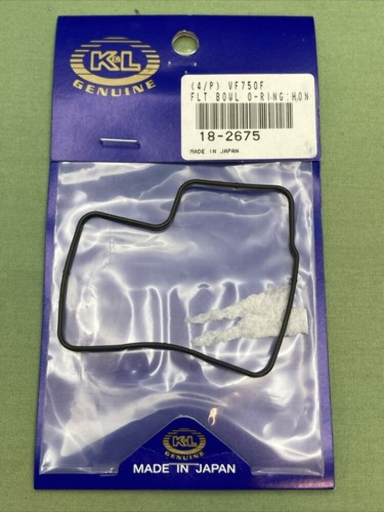 NEW GENUINE K&L 18-2675 FUEL BOWL O-RING HONDA