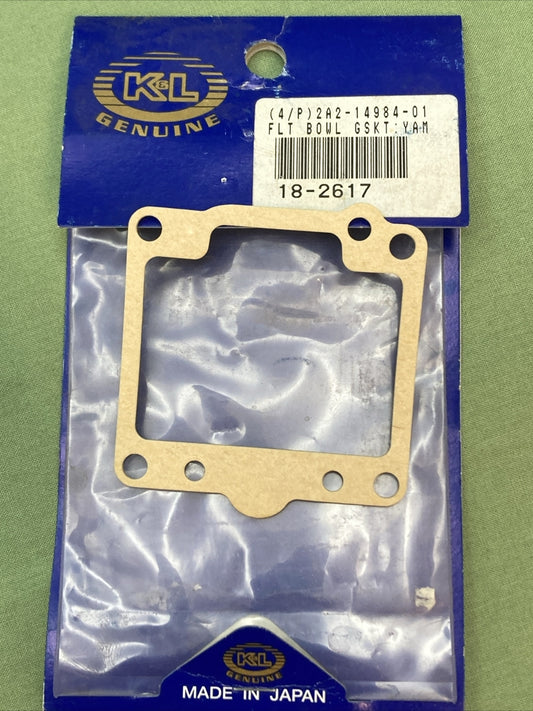 NEW GENUINE K&L 18-2617 FUEL BOWL GASKET YAMAHA