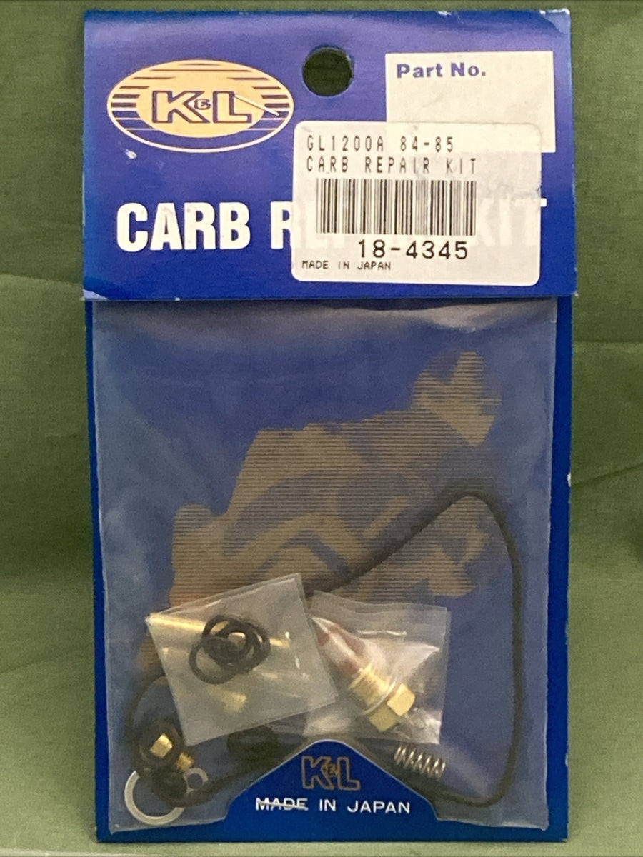 NEW GENUINE K&L 18-4345 CARB REPAIR KIT FOR '84-85 HONDA GL1200A